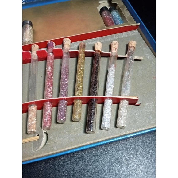 Antique 1939 Walco Toys STARDUST Craft Kit RARE plastic glitter indian logo Vtg - Picture 5 of 13